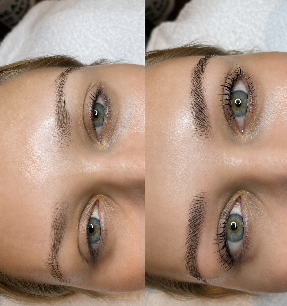 Wimpernlifting Ergebnis – definierter Wimpernkranz